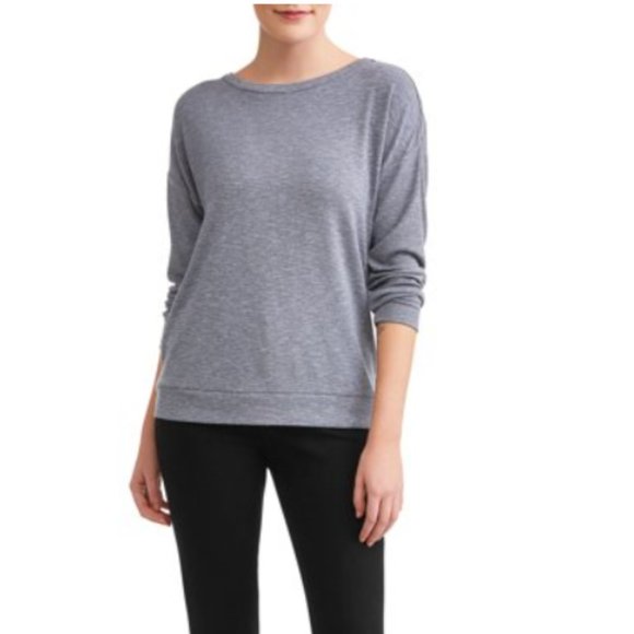 Honeydew Intimates Womens Weekender Slub Rib Sweater Size Small Navy - Picture 1 of 3